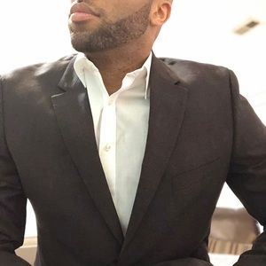 Full men suit 42 regular dark grey S&K